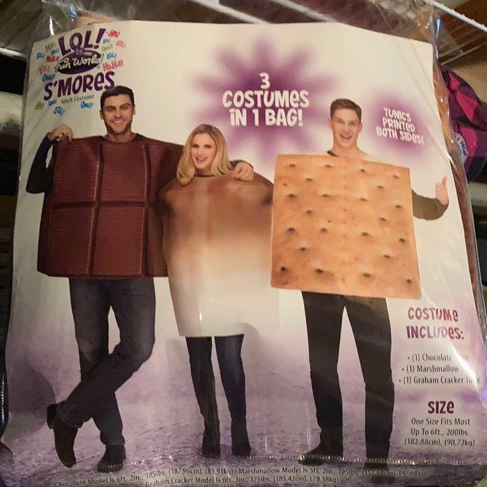 Like new Smore's Halloween Costumes (set of 3)